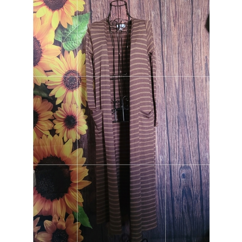 LuLaRoe Sarah Striped Cardigan